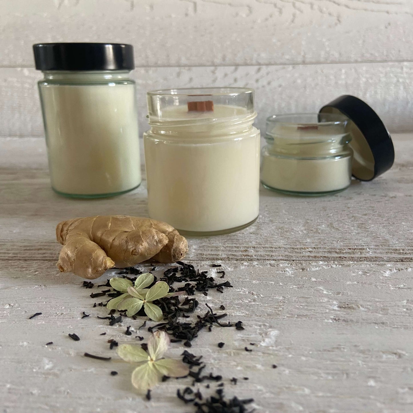 Chandelle Thé blanc et gingembre