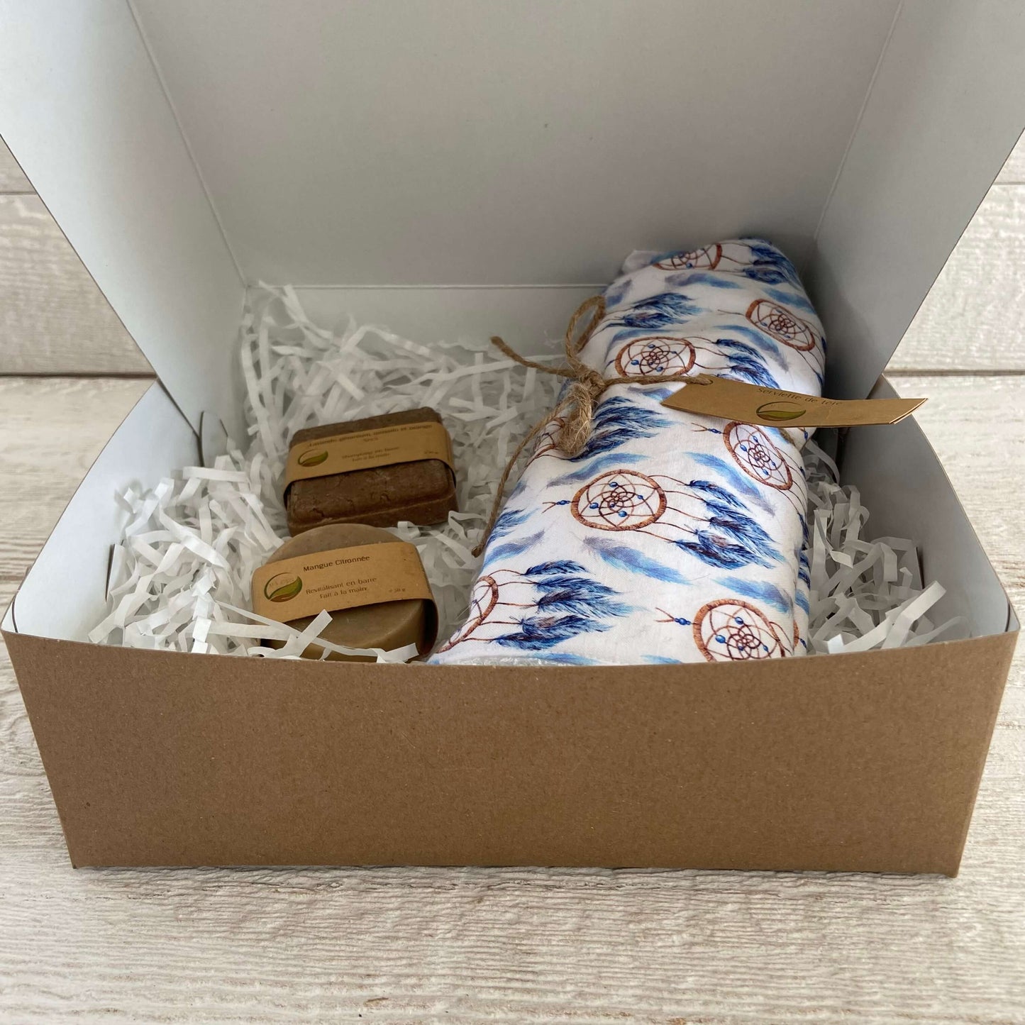 Boîte cadeau pour les cheveux
