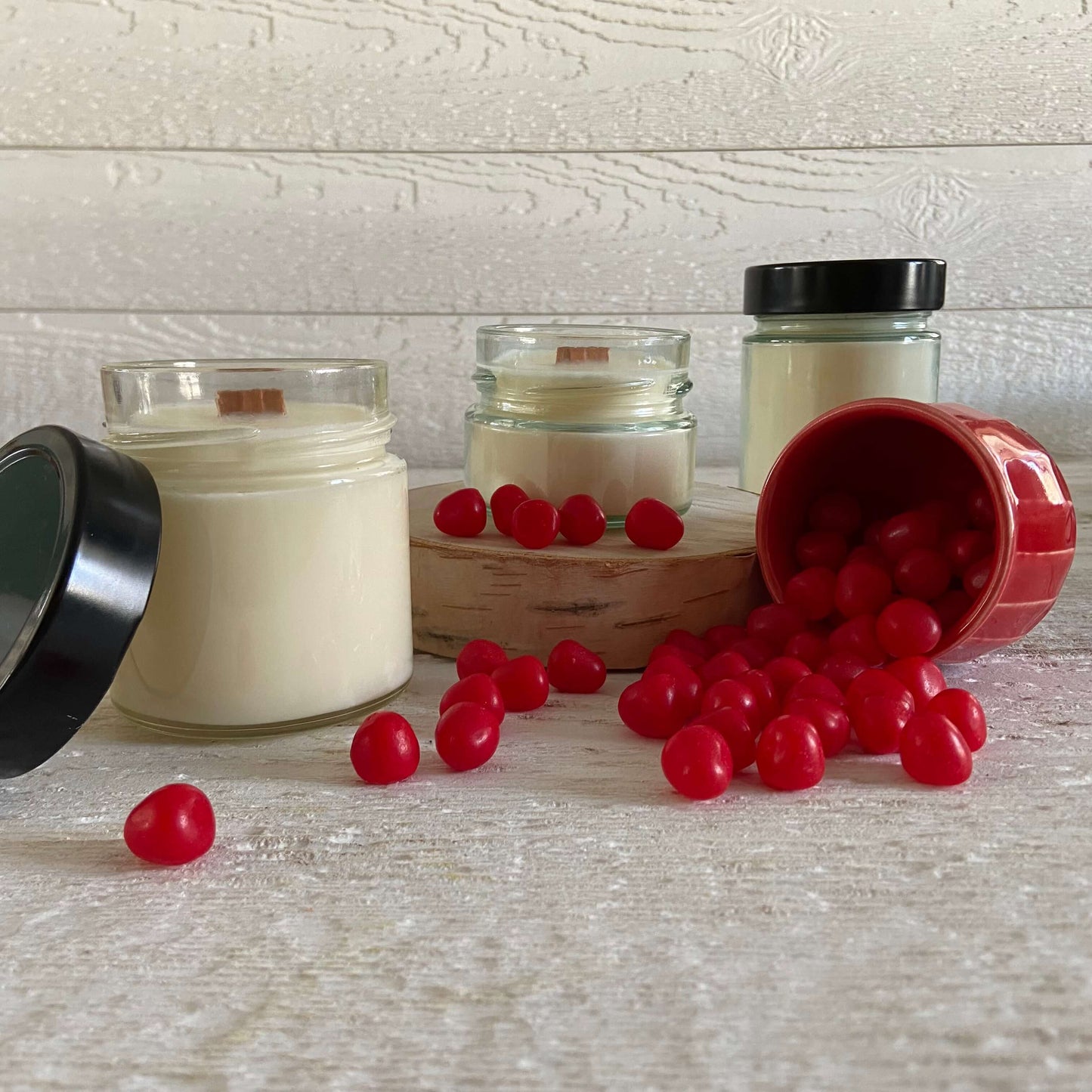 Chandelle Bonbon à la cerise