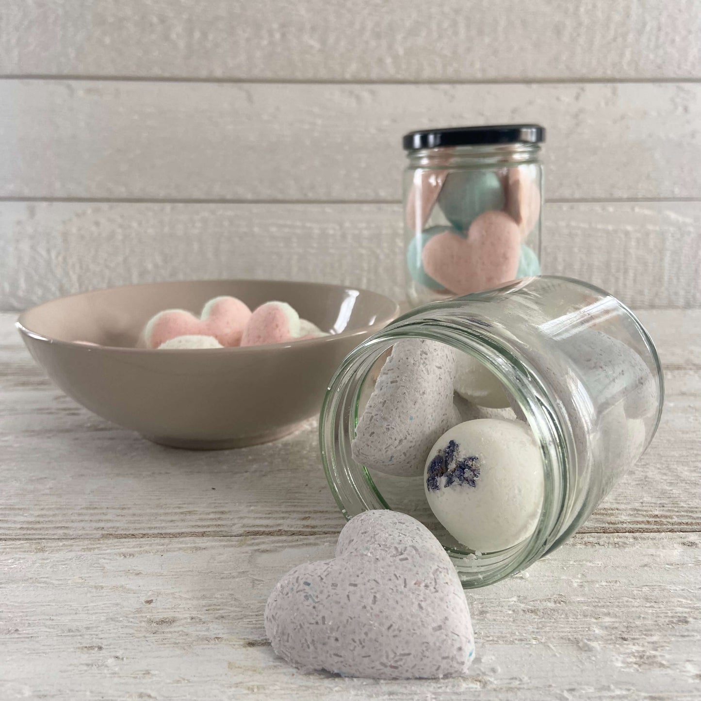 Bombes de bain en pot